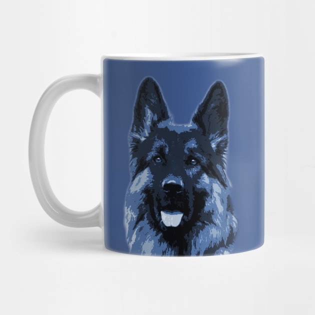 German Shepherd Dog Lover K9 Police Dogs by Scar